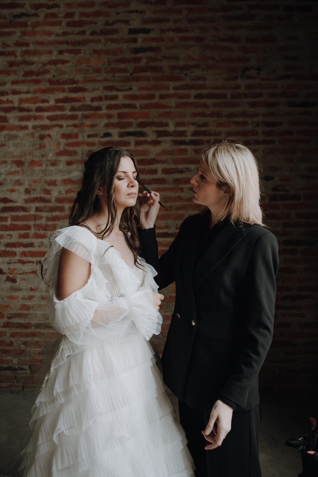 matrimonio boho chic make up pistoia